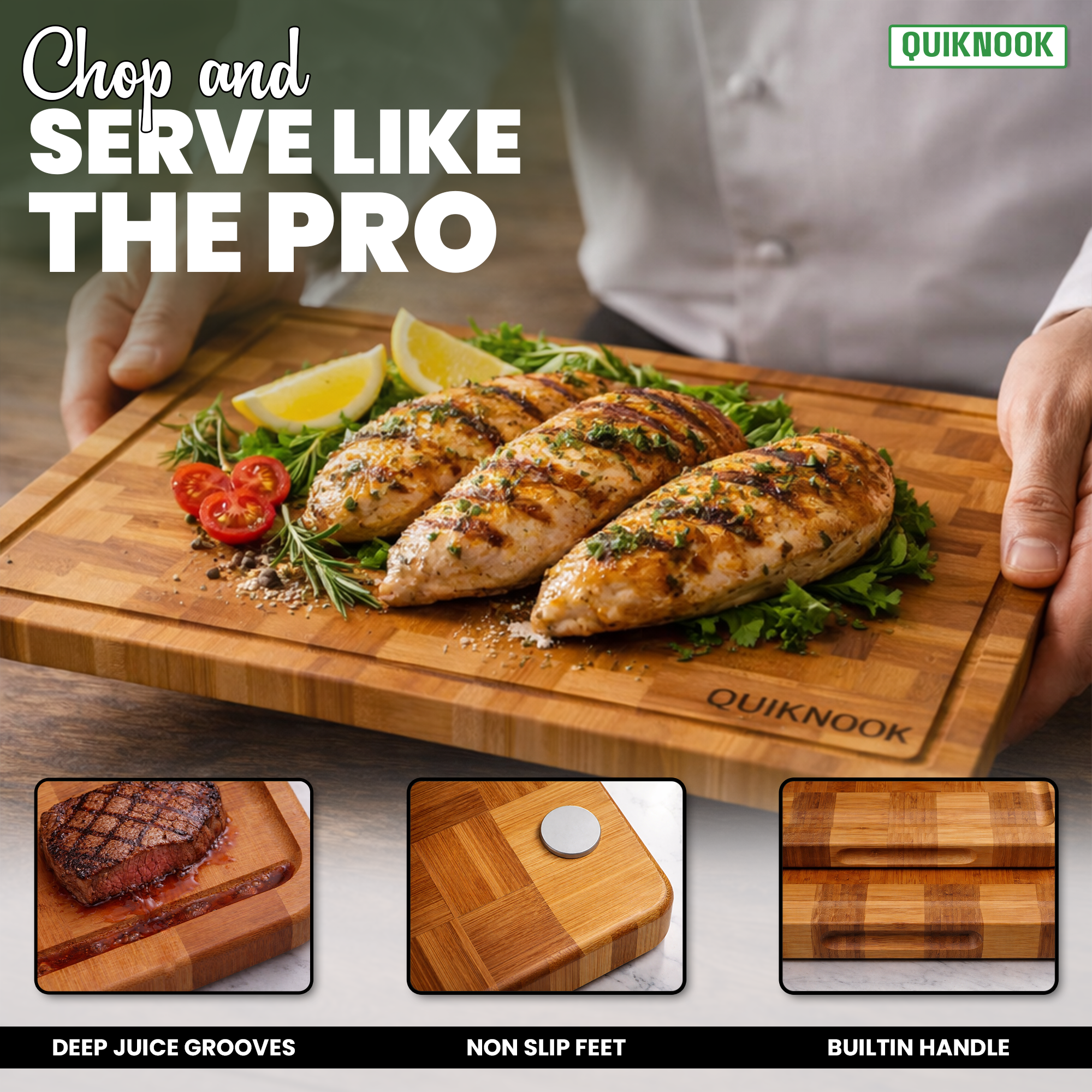 Bamboo Cutting Board - Image 3